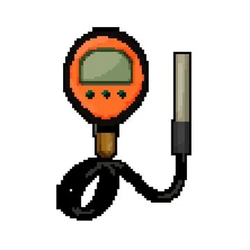 Scale ph meter color icon vector illustration Stock Illustration