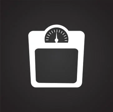 Scale related icon on background for graphic and web design. Simple illustration Stock-Illustration