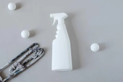 Scale remover.isolated on a gray background Stock Photos