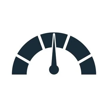 Scale Risk Meter, Indicators Speedometer, Satisfaction Sign Icon Design Tem.. Illustration