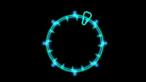 Scale rotating equipment,weapons radar,computer game interface.watch,time,Cans, Stock Footage 812332