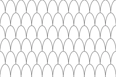 Scale seamless pattern Illustrazione stock