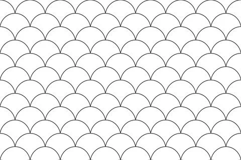 Scale seamless pattern Illustrazione stock