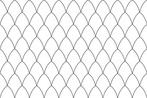 Scale seamless pattern Stock Illustration