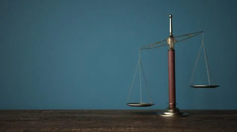 Scale On Table Stock Illustration