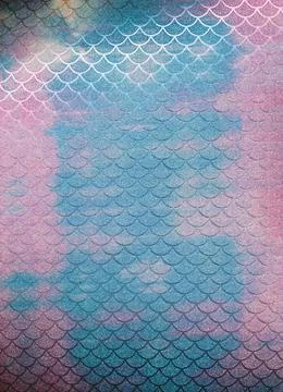 Scale texture glitter surface pink wave gradient Stock Illustration