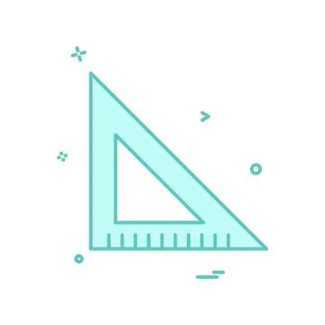 Scale triangle icon vector design Stock Illustration