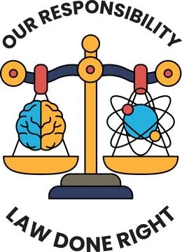 A scale with two heads and a ball on one side and a brain on the other Stock Illustration