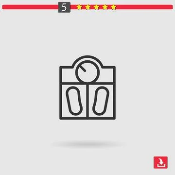 Scale vector icon Stock Illustration