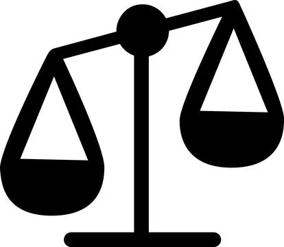 Scales comparison product choice interface icon 스톡 일러스트