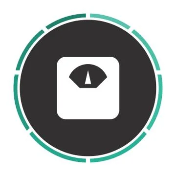 Scales computer symbol Stock Illustration