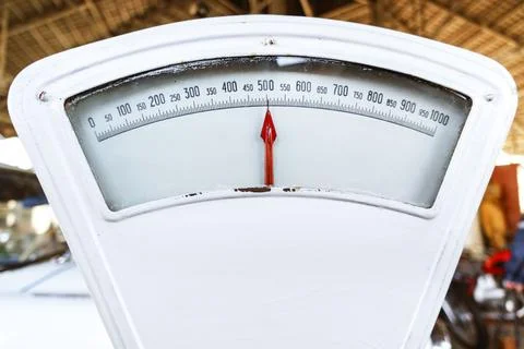 Scales display.Libra Foto stock