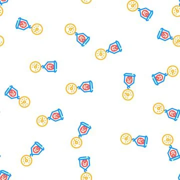Scales with fish vector seamless pattern Illustrazione stock