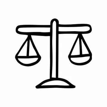 Scales freehand illustration Stock Illustration