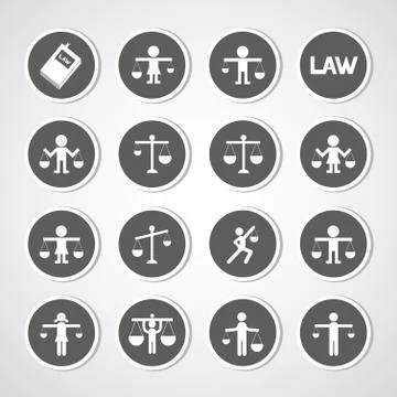 Scales icon Stock-Illustration