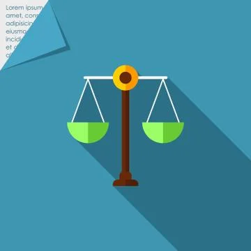 Scales icon Stock Illustration