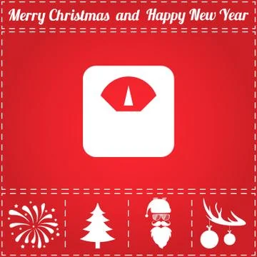 Scales Icon Vector Stock Illustration