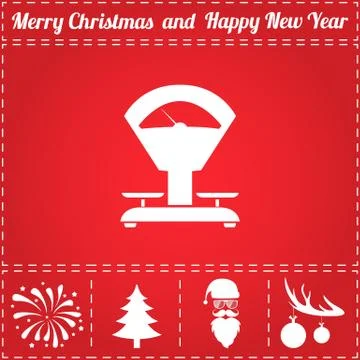 Scales Icon Vector Stock Illustration