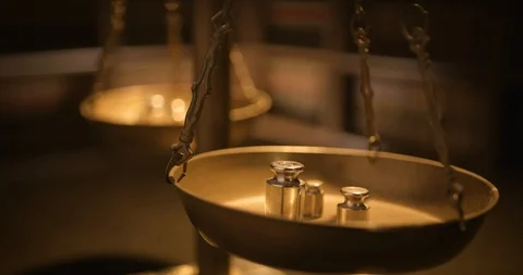 Scales Of Justice Video stock 100201779