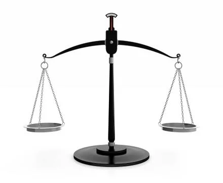 Scales of justice Stock Illustration
