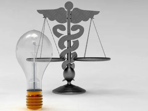 Scales of justice Stock Illustration