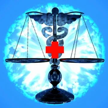 Scales of justice Stock Illustration