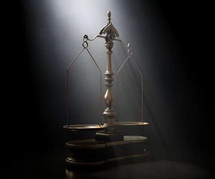 Scales Of Justice Stock Illustration