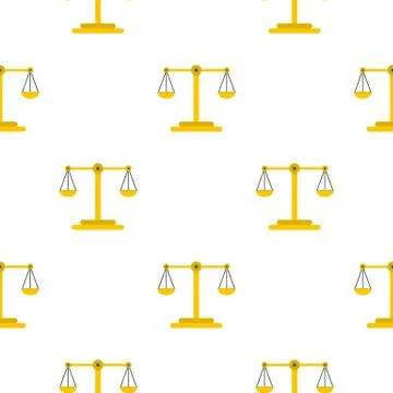Scales of justice pattern flat 스톡 일러스트