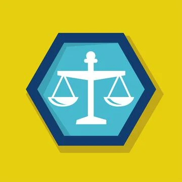 Scales logo icon vector illustration logo template for any purpose. 스톡 일러스트