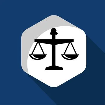 Scales logo icon vector illustration logo template for any purpose. 스톡 일러스트