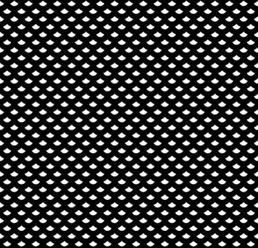 Scales seamless pattern in black and white 스톡 일러스트