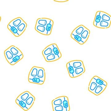 Scales tool vector seamless pattern color イラスト素材