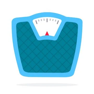 Scales vector flat material design isolated object on white background. Stock Illustration