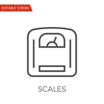 Scales Vector Icon Stock Illustration
