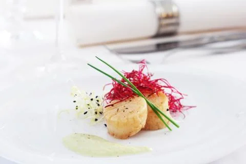 Scallop Appetizer Foto stock