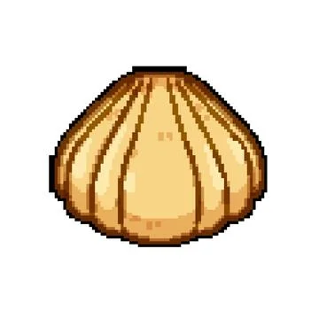 Scallop shell madeleine cookie baking mould Stock Illustration