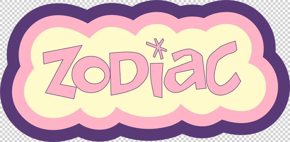 Scalloped cloud shape flat design is floating on transparent backdrop showing Stock Illustration