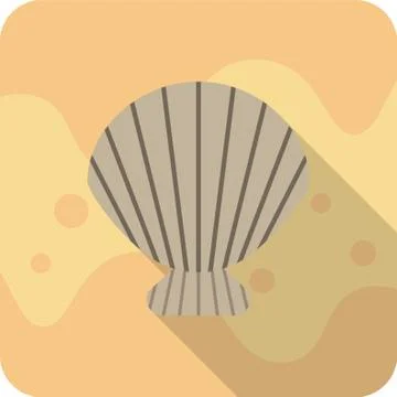 Scallops Shell Stock Illustration