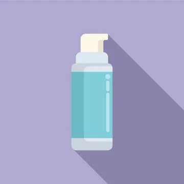 Scalp model braid coiffure icon flat vector. Volume fashion 库存插图