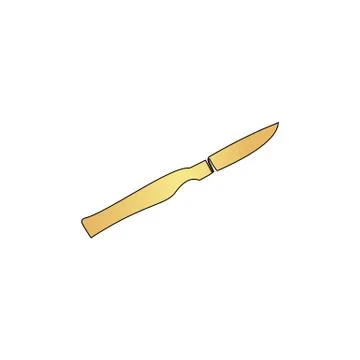 Scalpel computer symbol Stock Illustration