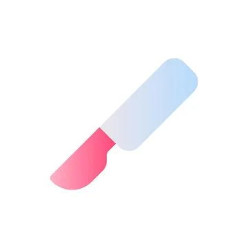 Scalpel flat gradient two-color ui icon Stock-Illustration