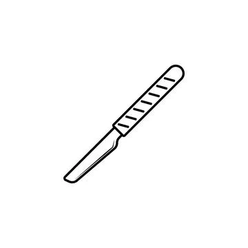 Scalpel icon vector Stock Illustration