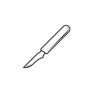 Scalpel icon vector Stock Illustration
