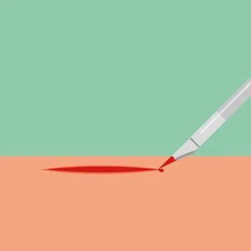 Scalpel vector. lesion vector. Surgery. free space for text. background. Stock Illustration