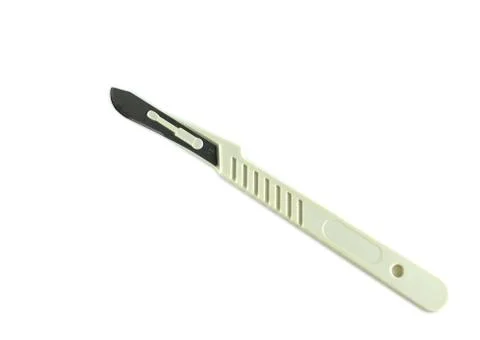 Scalpel on a white background Stock Photos