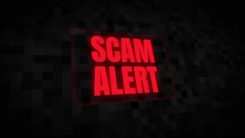 Scam alert animation 4k Stock Footage 281470609