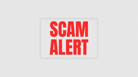 Scam alert animation, motion graphic Stock Footage 281470668