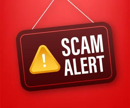 Scam alert. Hacker attack and web security vector concept, phishing scam 스톡 일러스트