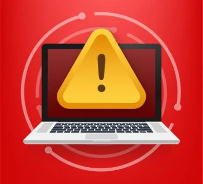 Scam alert. Hacker attack and web security vector concept, phishing scam 스톡 일러스트