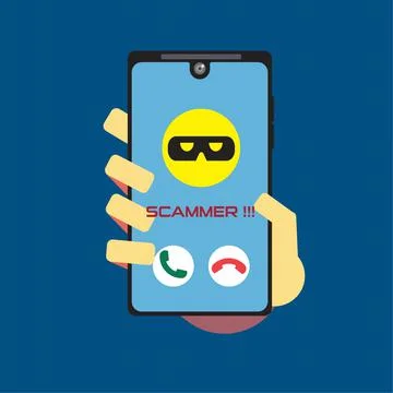 Scam alert. Hacker attack and web security vector concept, phishing scam. 스톡 일러스트